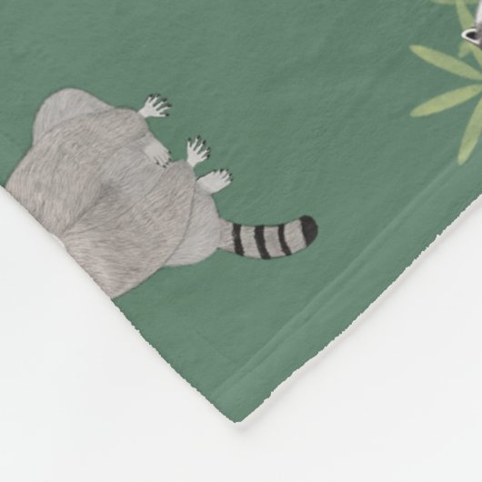 Raccoon Fleece Blanket (Hoek)
