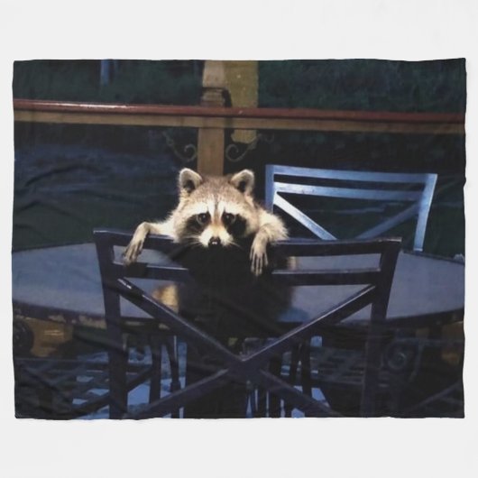 RACCOON FLEECE DEKEN (Voorkant (Horizontaal))