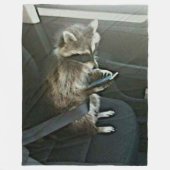 RACCOON FLEECE DEKEN (Voorkant)