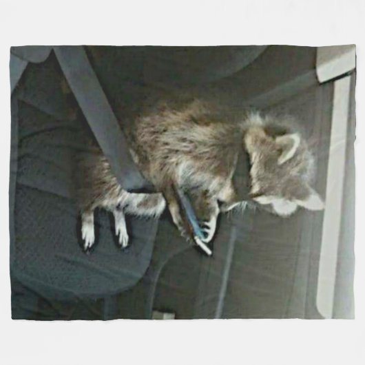 RACCOON FLEECE DEKEN (Voorkant (Horizontaal))