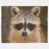 Raccoon Fleece Deken (Voorkant (Horizontaal))