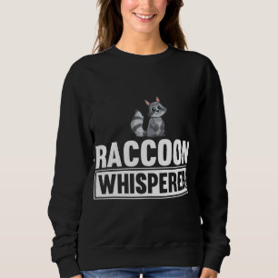 Raccoon fluisteraar grappig wasbeer lover cadeau i trui