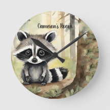 Raccoon gepersonaliseerd bos