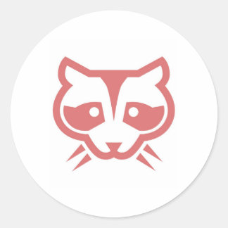 Raccoon Gezicht Sticker