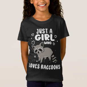 Raccoon Gift Women Raccoon Gift Girls Raccoon T-shirt