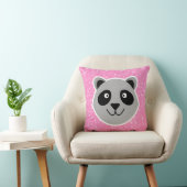 Raccoon Glitter Kussen (Stoel)