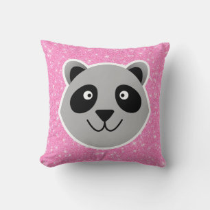Raccoon Glitter Kussen