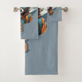 Raccoon Goggles en Peaks artwork Bad Handdoek (Insitu)