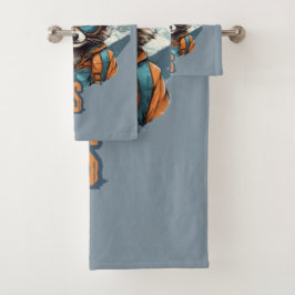 Raccoon Goggles en Peaks artwork Bad Handdoek