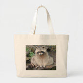Raccoon Grote Tote Bag (Voorkant)