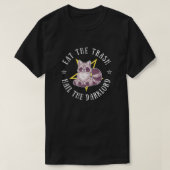 Raccoon Hail Dark Lord Satan Eat Trash Funny Anima T-shirt (Design voorkant)