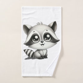 Raccoon Handdoek