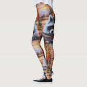 Raccoon Herfst Leggings (Links)