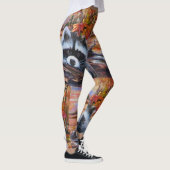 Raccoon Herfst Leggings (Rechts)
