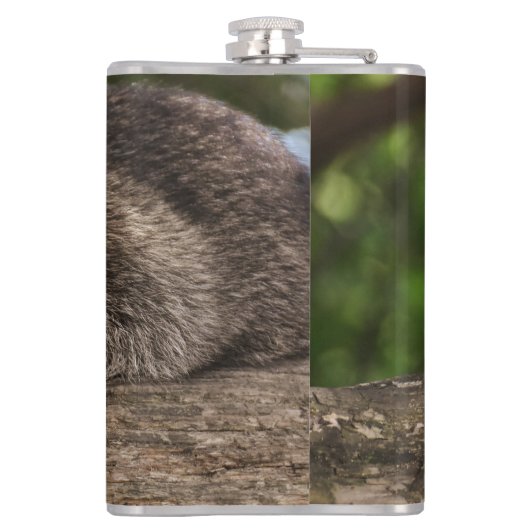 Raccoon Heupfles (Achterkant)