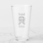 Raccoon Hijinks Glas (Achterkant)