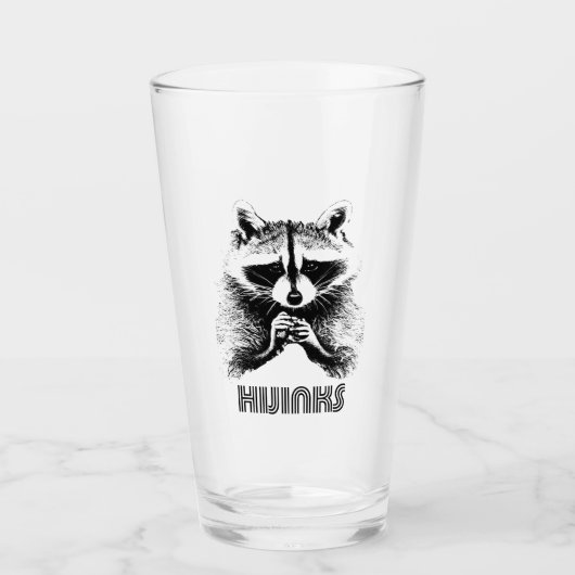 Raccoon Hijinks Glas (Voorkant)