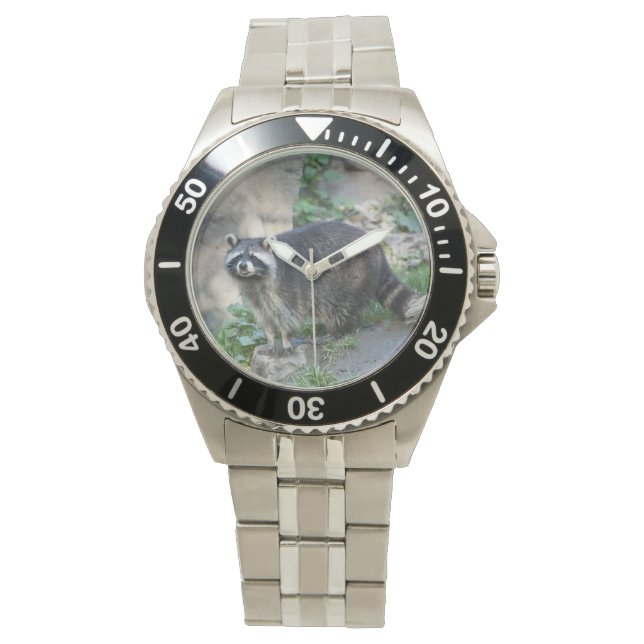 Raccoon Horloge (Voorkant)