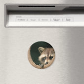 Raccoon huid-en-zoeken magneet (Insitu (Vaatwasser))
