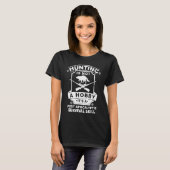 Raccoon Hunting Season Just A Hobby Coon Hunter T-shirt (Voorkant volledig)