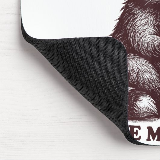 Raccoon If I'm Moody Give Me Foody Funny Saying Hu Muismat (Hoek)