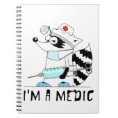 Raccoon: Ik ben een arts Notitieboek (Voorkant)