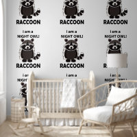 Raccoon Ik ben een Night Owl Funny Raccoon