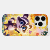 Raccoon illustratie telefoonhoesje Case-Mate iPhone case (Achterkant (horizontaal))