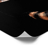 Raccoon In Cket Funny Xmas Santa Hat Graphic Poster (Hoek)