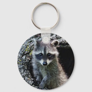 Raccoon in Den Haag Sleutelhanger