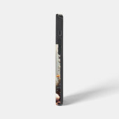 Raccoon in een blauwe uniforme iPhone / iPad hoesj iPhone Hoesje (Linkerkant)