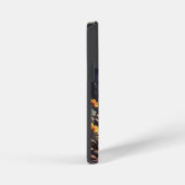 Raccoon in een blauwe uniforme iPhone / iPad hoesj iPhone Hoesje (Rechterkant)