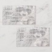 Raccoon in een val visitekaartje (Voorkant / Achterkant)