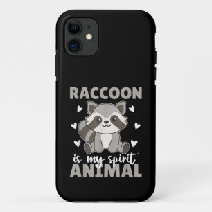 Raccoon is mijn Spirit Animal Schattige Raccoon Case-Mate iPhone Case