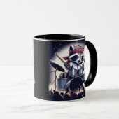 Raccoon Jam: De drums verslaan met Unstoppable Mok (Voorkant rechts)