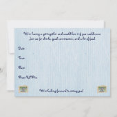 Raccoon - Je bent uitgenodigd voor Drinken Kaart (Achterkant)