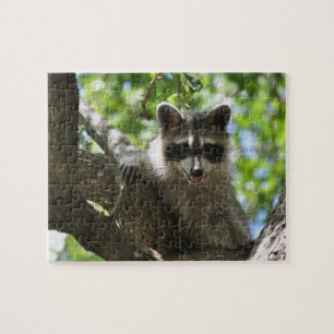 Raccoon - Jigzaag Puzzle Legpuzzel