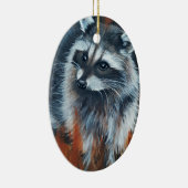 Raccoon Keramisch Ornament (Rechts)