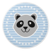 Raccoon Keramische Knop (Voorkant)