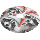 Raccoon Kerstmis Kerstboom Rok (Gekanteld)