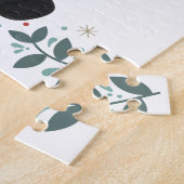 Raccoon-kerstwintervakantieoorden Legpuzzel (Zijkant)