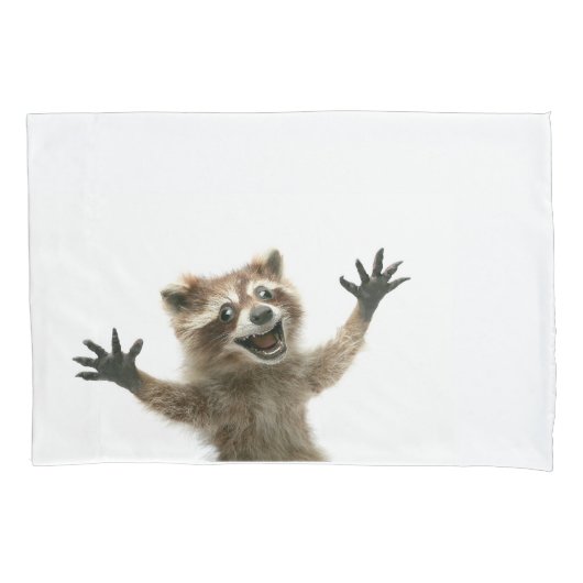 Raccoon kussen hoesje kussensloop (Voorkant)