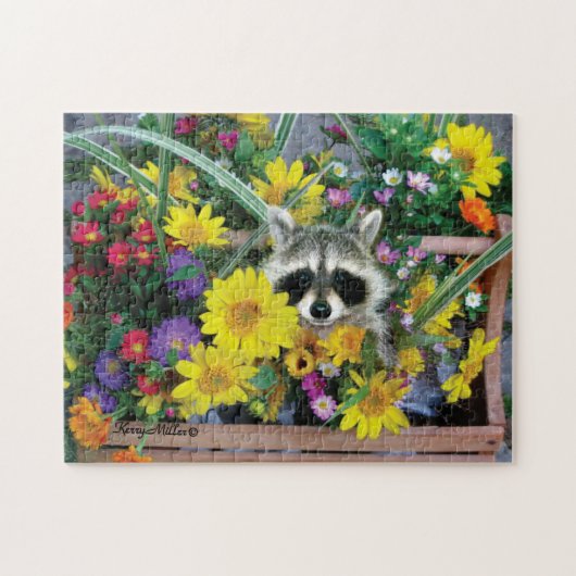 Raccoon Legpuzzel (Horizontaal)