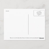 Raccoon-liefhebber Wildlife Art Briefkaart (Achterkant)