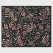 Raccoon liefhebbers schattige wasberen art een per cadeaupapier (Vlak)