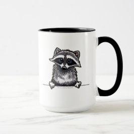 Raccoon Line Art Mok