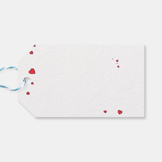 Raccoon Love Cadeaulabel (Achterkant Horizontaal)