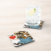 Raccoon Love Drankjes Onderzetter (Rechterzijde)