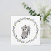 Raccoon Love Kaart (Staand voorkant)