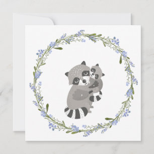 Raccoon Love Kaart